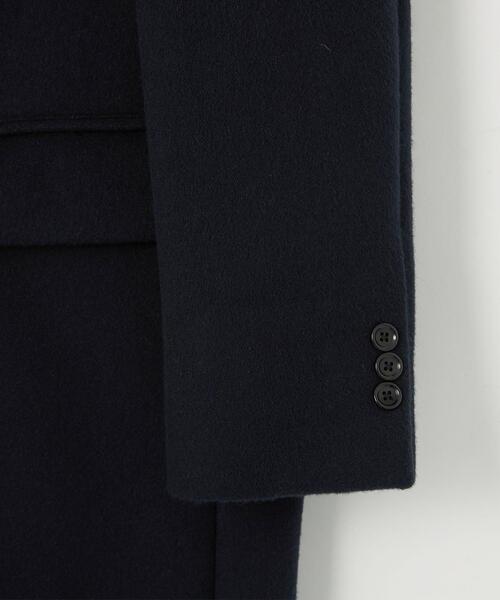 green label relaxing（グリーンレーベルリラクシング）の「＜green label relaxing＞ S100 ショートビーバー チェスター コート ①（チェスターコート・メンズ・オリーブ/ダークグレー/ネイビー・L/M/XL/XS/S）」の5枚目の写真