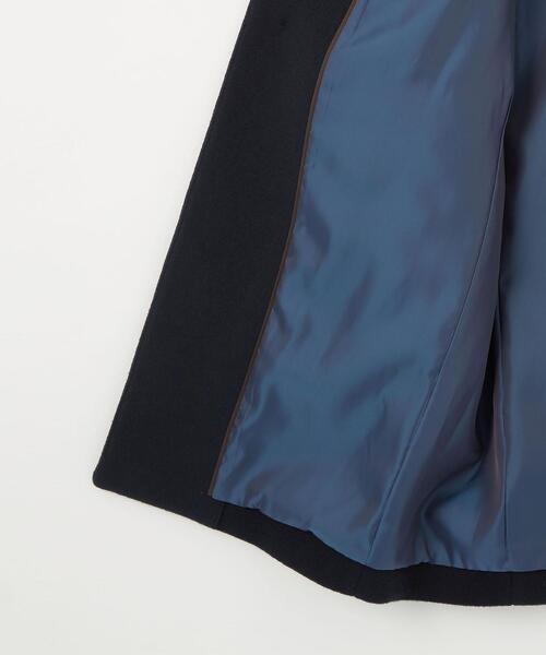 green label relaxing（グリーンレーベルリラクシング）の「＜green label relaxing＞ S100 ショートビーバー チェスター コート ①（チェスターコート・メンズ・オリーブ/ダークグレー/ネイビー・L/M/XL/XS/S）」の11枚目の写真