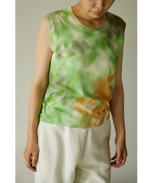 セール Print Knit Tanktop プリントニットタンクトップ Tシャツ カットソー Black By Moussy ブラックバイマウジー のファッション通販 Zozotown