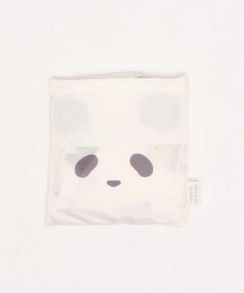 gelato pique（ジェラートピケ）の「パンダモチーフエコバッグ（エコバッグ/サブバッグ・レディース・アイボリー・FREE）」の8枚目の写真
