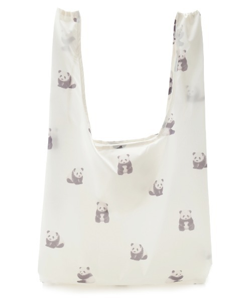 gelato pique（ジェラートピケ）の「パンダモチーフエコバッグ（エコバッグ/サブバッグ・レディース・アイボリー・FREE）」の7枚目の写真