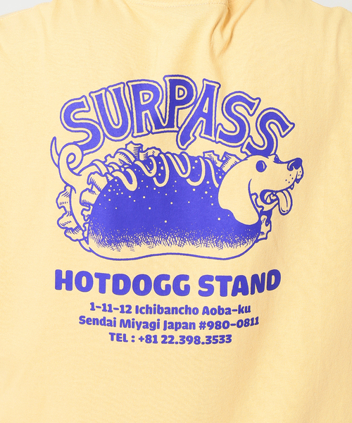JOURNAL STANDARD（ジャーナルスタンダード）の「【Surpass Hotdogg×NEIGHBOR FOOOD！！】Tシャツ1（Tシャツ/カットソー・メンズ・ホワイト/ベージュ・MEDIUM/X-LARGE/LARGE）」の8枚目の写真