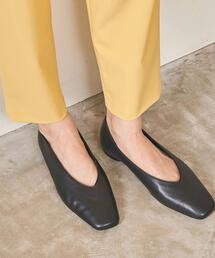 UNITED ARROWS | ＜UNITED ARROWS＞スクエア Vカット フラットシューズ(バレエシューズ)