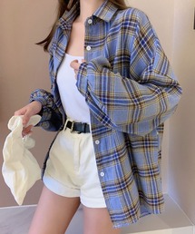 ゆるシルエットチェックシャツ【ZOZOTOWN限定】