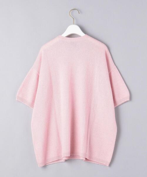 UNITED ARROWS(ユナイテッドアローズ)の「<UNITED ARROWS>ショートスリーブ ニット G(ニット/セーター・レディース・ブラック/ライトピンク・FREE)」の18枚目の写真