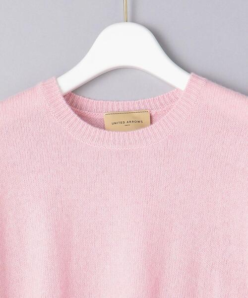 UNITED ARROWS(ユナイテッドアローズ)の「<UNITED ARROWS>ショートスリーブ ニット G(ニット/セーター・レディース・ブラック/ライトピンク・FREE)」の17枚目の写真