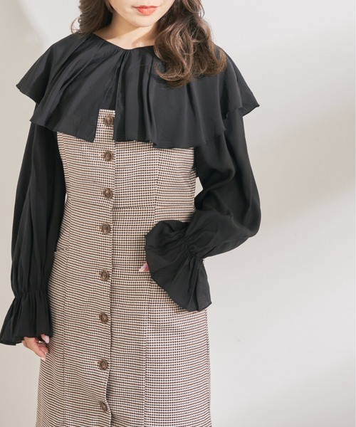 OLIVE des OLIVE（オリーブデオリーブ）の「Chocolateマーメイドジャンスカ（ワンピース・レディース・ダークブラウン/ブラウン/オリーブ・FREE）」の16枚目の写真