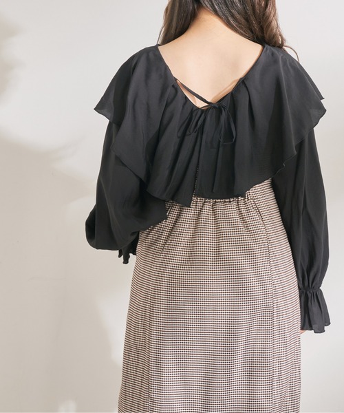 OLIVE des OLIVE（オリーブデオリーブ）の「Chocolateマーメイドジャンスカ（ワンピース・レディース・ダークブラウン/ブラウン/オリーブ・FREE）」の17枚目の写真