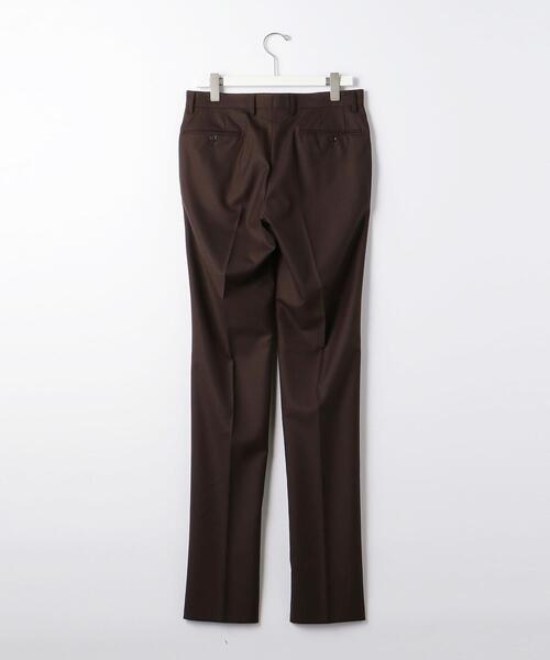 green label relaxing（グリーンレーベルリラクシング）の「＜REDA×green label relaxing＞カルゼ無地 RG ノープリーツ スーツパンツ（スーツパンツ・メンズ・ロイヤルブルー/ダークブラウン・84ｃｍ/80ｃｍ/76ｃｍ/92cm/88ｃｍ/72cm）」の3枚目の写真
