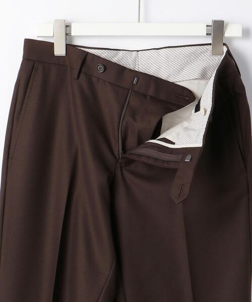 green label relaxing（グリーンレーベルリラクシング）の「＜REDA×green label relaxing＞カルゼ無地 RG ノープリーツ スーツパンツ（スーツパンツ・メンズ・ロイヤルブルー/ダークブラウン・84ｃｍ/80ｃｍ/76ｃｍ/92cm/88ｃｍ/72cm）」の10枚目の写真