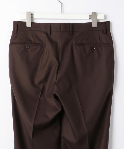 green label relaxing（グリーンレーベルリラクシング）の「＜REDA×green label relaxing＞カルゼ無地 RG ノープリーツ スーツパンツ（スーツパンツ・メンズ・ロイヤルブルー/ダークブラウン・84ｃｍ/80ｃｍ/76ｃｍ/92cm/88ｃｍ/72cm）」の9枚目の写真