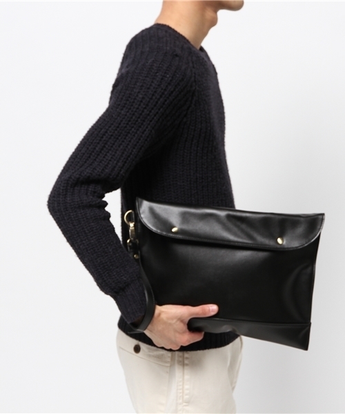 WEGO(ウィゴー)の「WEGO/アーバンクラッチバッグ(クラッチバッグ・メンズ・ブラック/ブラウン・FREE)」の9枚目の写真