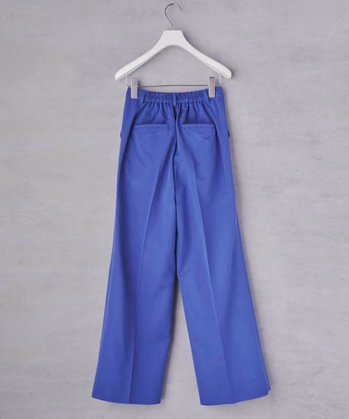 lautreamont BLEUBLANC（ロートレアモンブルーブラン）の「<lautreamont BLEUBLANC>ワイドストレートカラーパンツ≪洗濯機で洗える≫（その他パンツ・レディース・オレンジ/ブルー/パープル/グリーン・9号/11号/7号）」の10枚目の写真