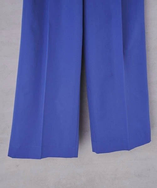 lautreamont BLEUBLANC（ロートレアモンブルーブラン）の「<lautreamont BLEUBLANC>ワイドストレートカラーパンツ≪洗濯機で洗える≫（その他パンツ・レディース・オレンジ/ブルー/パープル/グリーン・9号/11号/7号）」の7枚目の写真