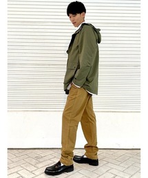 Gapflex エッセンシャル カーキ スリムフィット チノパンツ