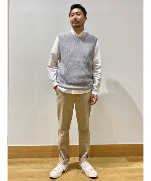 Gapflex エッセンシャル カーキ スリムフィット チノパンツ