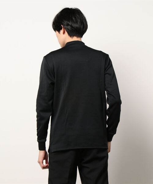 FILA(フィラ)の「【FILA GOLF/フィラゴルフ】フロントロゴ タートルネック ストレッチ ロンT/UVカット/保温(Tシャツ/カットソー・メンズ・ブラック/ネイビー・L/LL/3L/M)」の4枚目の写真
