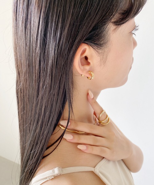 ciite'（シーテ）の「小ぶりシンプルフープイヤリング（イヤリング・レディース・シルバー/ゴールド・FREE）」の15枚目の写真