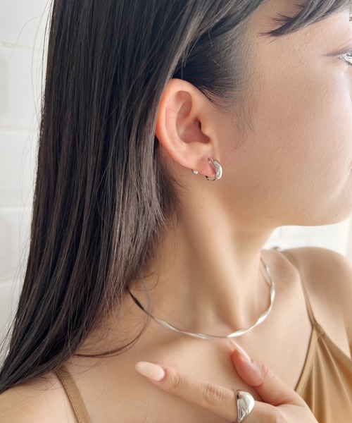ciite'（シーテ）の「小ぶりシンプルフープイヤリング（イヤリング・レディース・シルバー/ゴールド・FREE）」の20枚目の写真