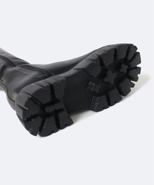 one way（ワンウェイ）の「【oneway】厚底ロングブーツ（ブーツ・レディース・ブラック・S/M/L）」の6枚目の写真