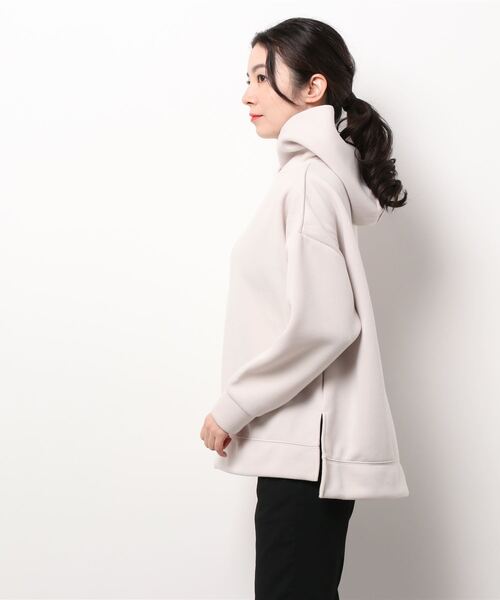 LOWRYS FARM（ローリーズファーム）の「ダンボールフーディ　227937（パーカー・レディース・オレンジ/ブルー/アイボリー/グレー・FREE）」の6枚目の写真