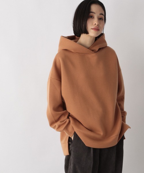 LOWRYS FARM（ローリーズファーム）の「ダンボールフーディ　227937（パーカー・レディース・オレンジ/ブルー/アイボリー/グレー・FREE）」の4枚目の写真