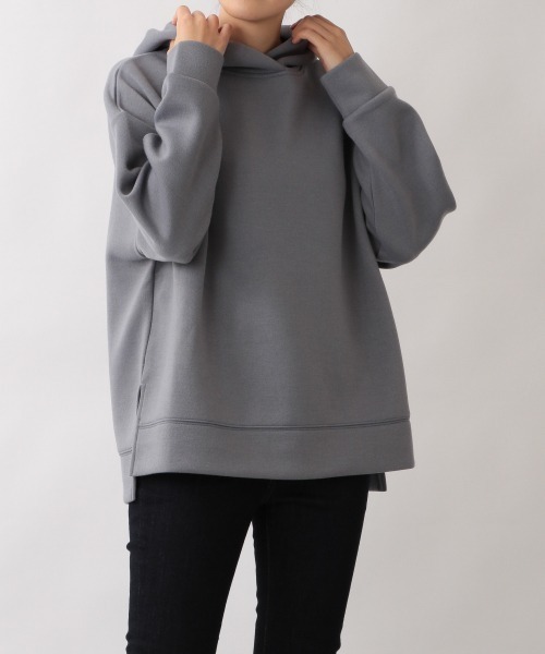 LOWRYS FARM（ローリーズファーム）の「ダンボールフーディ　227937（パーカー・レディース・オレンジ/ブルー/アイボリー/グレー・FREE）」の22枚目の写真