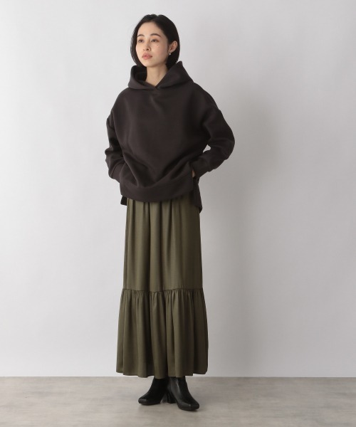 LOWRYS FARM（ローリーズファーム）の「ダンボールフーディ　227937（パーカー・レディース・オレンジ/ブルー/アイボリー/グレー・FREE）」の18枚目の写真