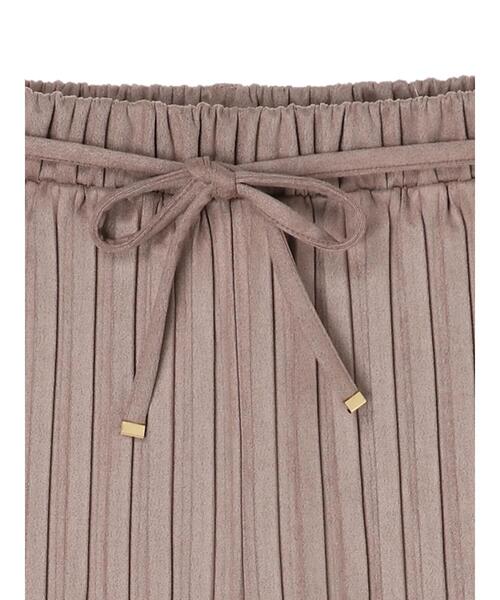 koe（コエ）の「太ピッチスエードプリーツパンツ*（その他パンツ・レディース・チャコールグレー/グレイッシュベージュ/アイボリー・M）」の12枚目の写真
