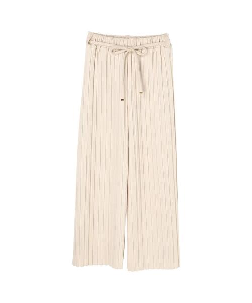 koe（コエ）の「太ピッチスエードプリーツパンツ*（その他パンツ・レディース・チャコールグレー/グレイッシュベージュ/アイボリー・M）」の18枚目の写真