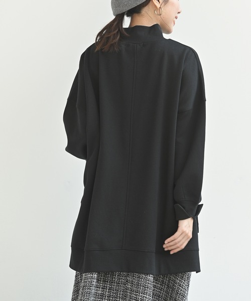 rps（アールピーエス）の「裏起毛プチハイネックワイドプルオーバー（スウェット・レディース・ブラック/ベージュ/パープル/ピンク・M）」の10枚目の写真