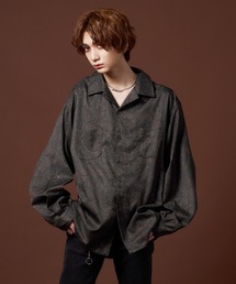 ブランド古着 メンズのシャツ ブラウス ブラウン 茶色系 ペイズリー柄 古着通販 Zozoused