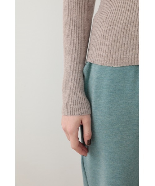 SLY（スライ）の「Sly Skin CUP IN KNIT TOPS カップイン ニット トップス（ルームウェア/パジャマ・レディース・カーキ/ベージュ/ブラック・2/1）」の16枚目の写真