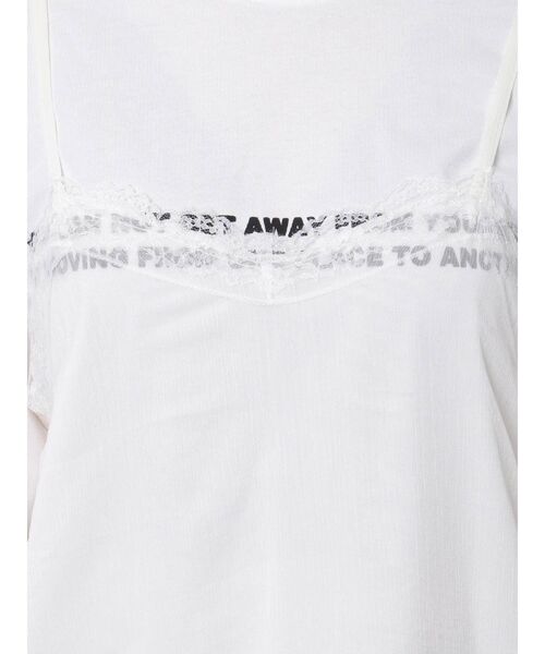 jouetie（ジュエティ）の「ランジェリーレイヤードロンT（Tシャツ/カットソー・レディース・オフホワイト/ブラック/ブルー・MEDIUM）」の16枚目の写真