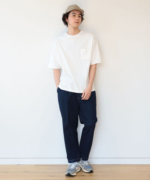 B:MING by BEAMS（ビーミングバイビームス）の「＜UNISEX＞ B:MING by BEAMS / ヘビーウェイト ドロップショルダー ポケットTシャツ(ドロップフィット)（Tシャツ/カットソー・メンズ・ブラック/オフホワイト/オレンジ系その他4/ブルー系その他2/ブラック系その他2/ブラウン系その他5/グリーン系その他/カーキ・SMALL/MEDIUM/LARGE/X-LARGE）」の13枚目の写真