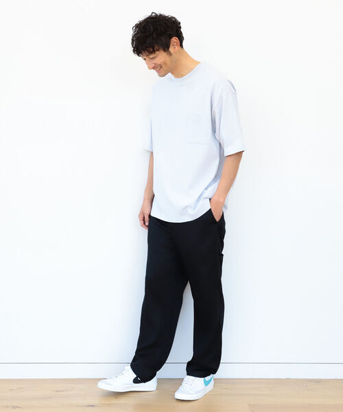 B:MING by BEAMS（ビーミングバイビームス）の「＜UNISEX＞ B:MING by BEAMS / ヘビーウェイト ドロップショルダー ポケットTシャツ(ドロップフィット)（Tシャツ/カットソー・メンズ・ブラック/オフホワイト/オレンジ系その他4/ブルー系その他2/ブラック系その他2/ブラウン系その他5/グリーン系その他/カーキ・SMALL/MEDIUM/LARGE/X-LARGE）」の22枚目の写真