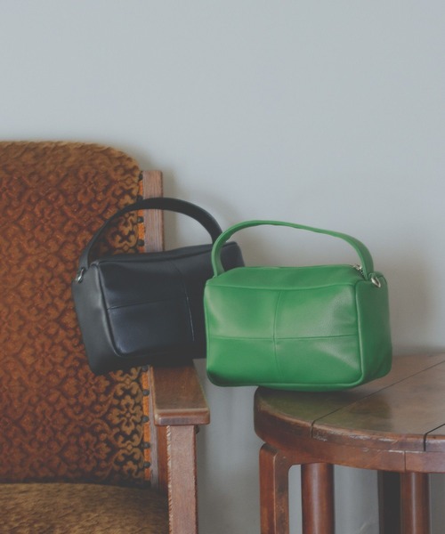 PBLIM（ページボーイリム）の「PAGEBOYLIM/2wayショルダーバック（ショルダーバッグ・レディース・グリーン/ブラック/オレンジ/アイボリー/ピンク/レッド/ダークグリーン・FREE）」の5枚目の写真