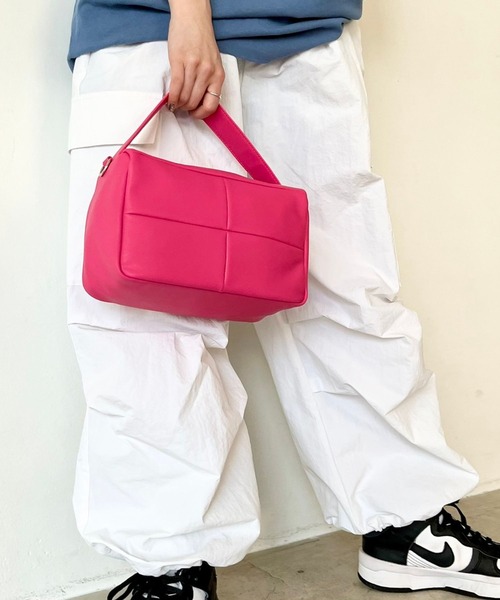 PBLIM（ページボーイリム）の「PAGEBOYLIM/2wayショルダーバック（ショルダーバッグ・レディース・グリーン/ブラック/オレンジ/アイボリー/ピンク/レッド/ダークグリーン・FREE）」の20枚目の写真