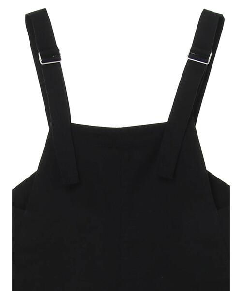 AMERICAN HOLIC（アメリカンホリック）の「綿ツイルサロペット（サロペット/オーバーオール・レディース・ブラック・M/L）」の12枚目の写真