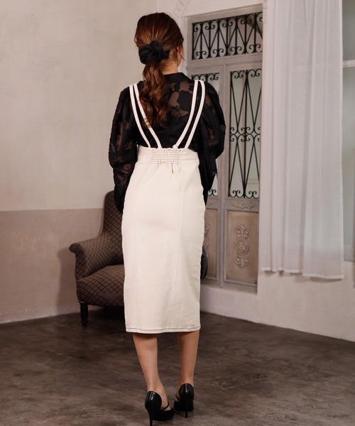 LIPSERVICE（リップサービス）の「デニムハトメジャンスカ（デニムスカート・レディース・アイボリー/インディゴブルー/ブラック・S/M）」の10枚目の写真