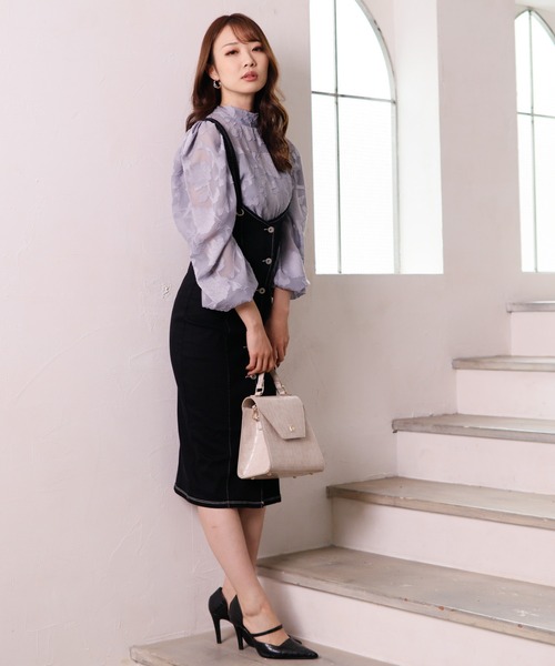 LIPSERVICE（リップサービス）の「デニムハトメジャンスカ（デニムスカート・レディース・アイボリー/インディゴブルー/ブラック・S/M）」の13枚目の写真