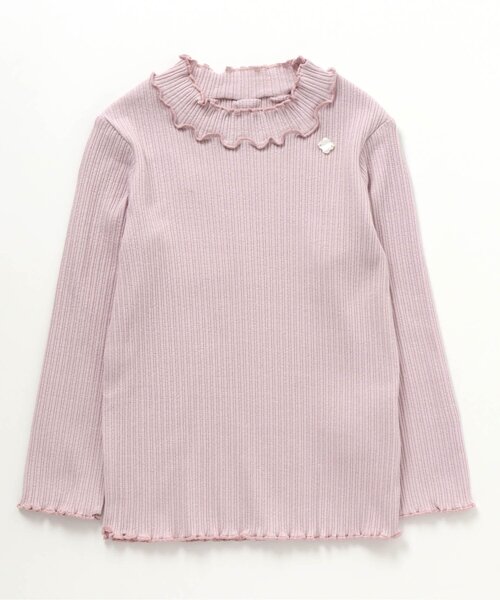 apres les cours(アプレレクール)の「メロウリブTシャツ(Tシャツ/カットソー・キッズ・ライトグレー/ピンク/イエロー/アイボリー/ミント/その他2・90/100/110/120/80/130/140)」の6枚目の写真