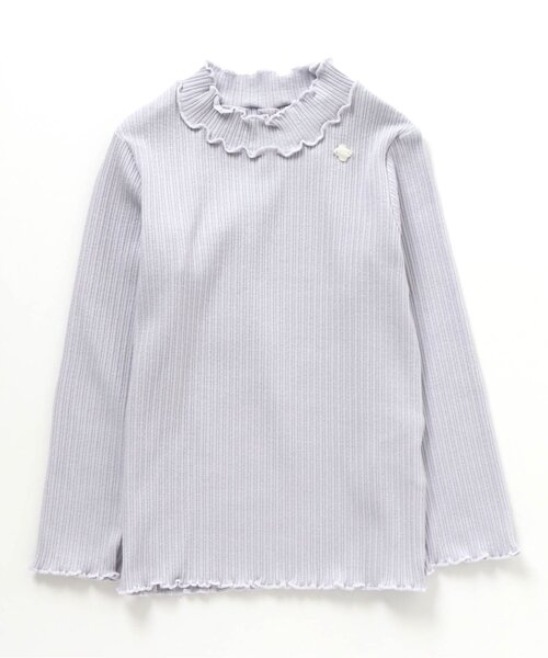 apres les cours(アプレレクール)の「メロウリブTシャツ(Tシャツ/カットソー・キッズ・ライトグレー/ピンク/イエロー/アイボリー/ミント/その他2・90/100/110/120/80/130/140)」の3枚目の写真