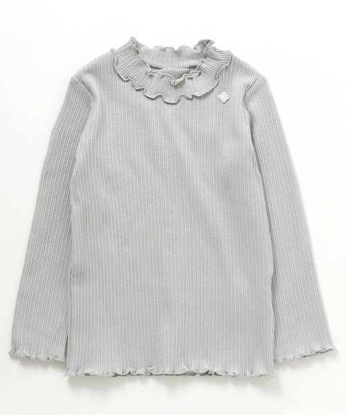 apres les cours(アプレレクール)の「メロウリブTシャツ(Tシャツ/カットソー・キッズ・ライトグレー/ピンク/イエロー/アイボリー/ミント/その他2・90/100/110/120/80/130/140)」の4枚目の写真