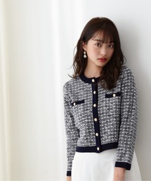 PROPORTION BODY DRESSING | ツイードライクニット / 1212170208(ニット/セーター)