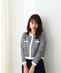 PROPORTION BODY DRESSING | ツイードライクニット / 1212170208(ニット/セーター)