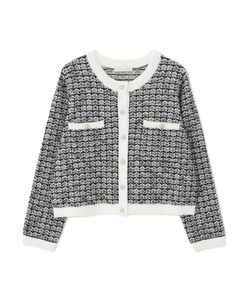 PROPORTION BODY DRESSING（プロポーションボディドレッシング）の「ツイードライクニット / 1212170208（ニット/セーター・レディース・ホワイト/ネイビー・MEDIUM/SMALL）」の10枚目の写真