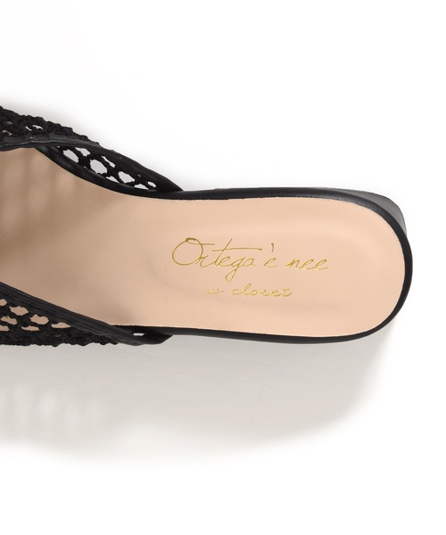 w closet（ダブルクローゼット）の「メッシュサンダル（サンダル・レディース・ブラック/ブラウン/アイボリー・M/L）」の6枚目の写真