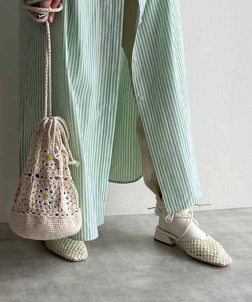 w closet（ダブルクローゼット）の「メッシュサンダル（サンダル・レディース・ブラック/ブラウン/アイボリー・M/L）」の13枚目の写真