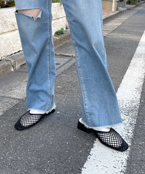 w closet（ダブルクローゼット）の「メッシュサンダル（サンダル・レディース・ブラック/ブラウン/アイボリー・M/L）」の21枚目の写真